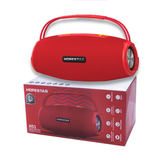 Hopestar Bluetooth Speaker H51 Red